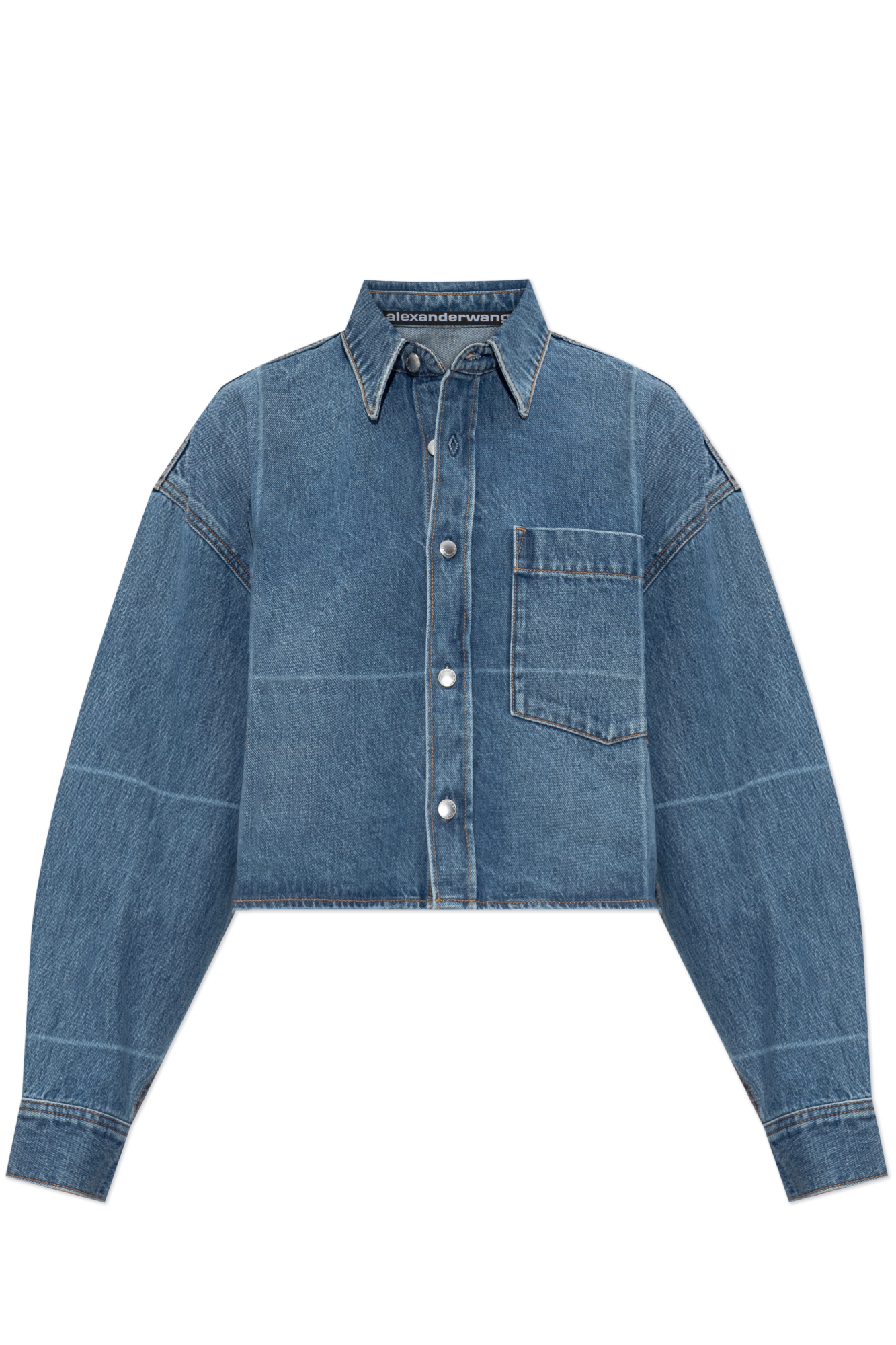 Blue Denim jacket with pocket Alexander Wang - Vitkac France